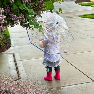 Toddler hunter rain boots size 5